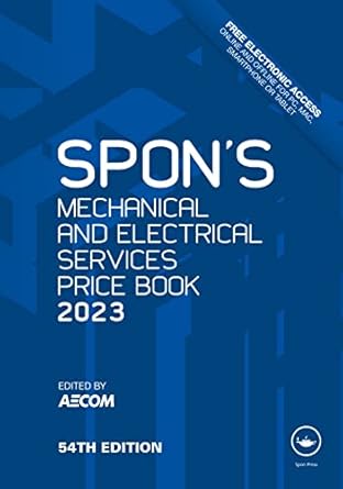 spons mechanical and electrical services price book 2023 1st edition aecom aecom 1032331771,