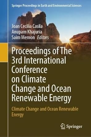 proceedings of the 3rd international conference on climate change and ocean renewable energy climate change