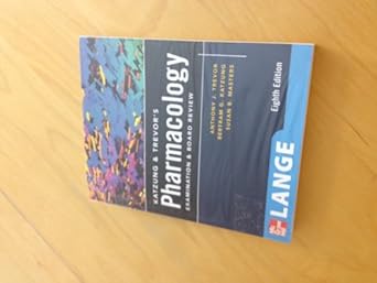 katzung and trevors pharmacology examination and board review 1st edition anthony trevor ,bertram katzung