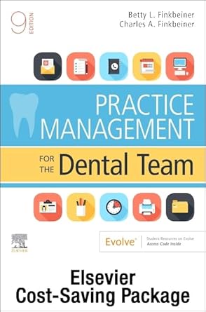 practice management for the dental team text and workbook package 1st edition betty ladley finkbeiner cda