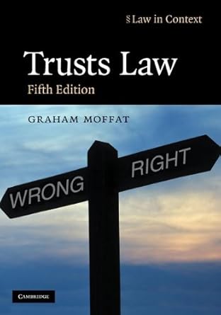 trusts law text and materials 1st edition graham moffat ,gerry bean ,rebecca probert 052176789x,