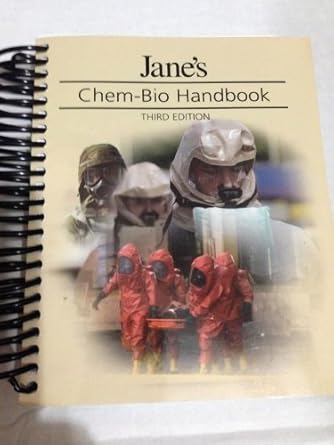 janes chem bio handbook 1st edition ken alibek ,thomas r dashiell ,adrian dwyer ,m d layne, scott ,iii