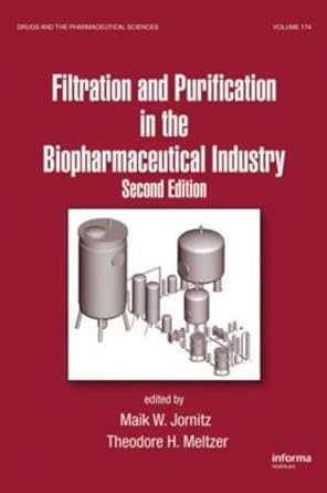 filtration and purification in the biopharmaceutical industry 1st edition maik j jornitz ,maik w jornitz