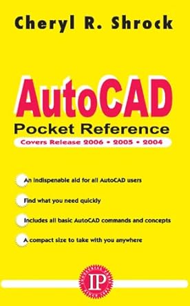 autocad pocket reference 1st edition cheryl r shrock 0831132639, 978-0831132637