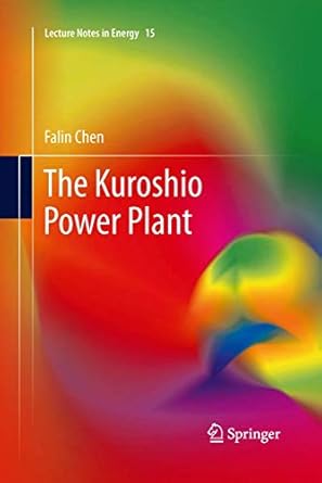 the kuroshio power plant 1st edition falin chen 3319032828, 978-3319032825