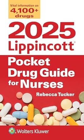 2025 lippincott pocket drug guide for nurses 1st edition rebecca tucker 1975240812, 978-1975240813