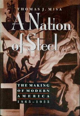 a nation of steel the making of modern america 1865 1925 1st edition professor thomas j misa 0801849675,