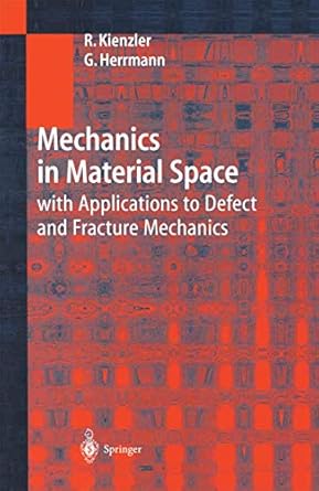 mechanics in material space with applications to defect and fracture mechanics 1st edition reinhold kienzler