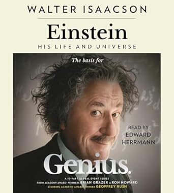 einstein his life and universe 1st edition walter isaacson ,edward herrmann 1508238642, 978-1508238645