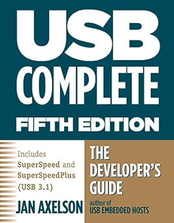 usb complete the developers guide 1st edition jan axelson 1931448280, 978-1931448284