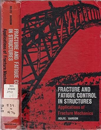 fracture and fatigue control in structures applications of fracture mechanics 1st edition stanley theodore