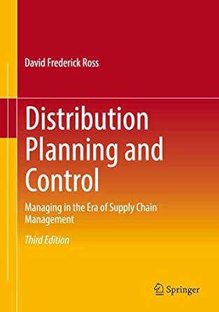 distribution planning and control managing in the era of supply chain management 1st edition david frederick