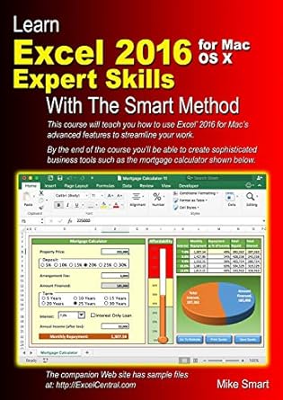 learn excel 2016 expert skills for mac os x with the smart method courseware tutorial teaching advanced