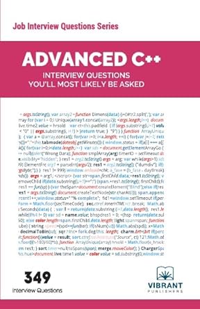 advanced c++ interview questions youll most likely be asked 1st edition vibrant publishers b0dm4666p6