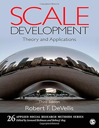 scale development theory and applications 3rd edition robert f devellis 1412980445, 978-1412980449