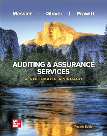 loose leaf for auditing and assurance services 1st edition william f messier jr ,steven m glover ,douglas f