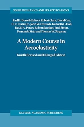 a modern course in aeroelasticity 4th edition robert clark ,david coxhoward c jr curtissjohn w edwardskenneth