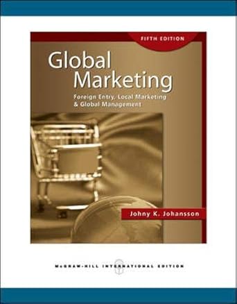 global marketing foreign entry local marketing and global management 1st edition johny k johansson
