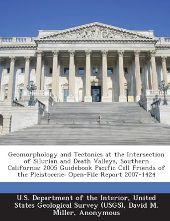geomorphology and tectonics at the intersection of silurian and death valleys southern california 2005