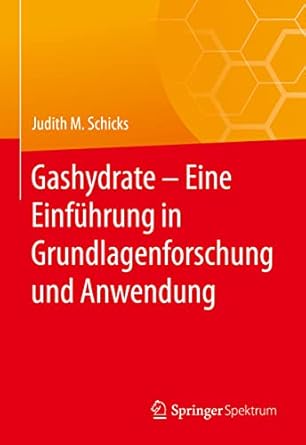 gashydrate eine einfuhrung in grundlagenforschung und anwendung 1st edition judith m schicks 3662627779,