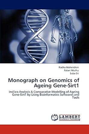 monograph on genomics of ageing gene sirt1 insilico analysis and comparative modelling of ageing gene sirt1
