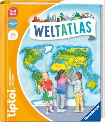 tiptoi weltatlas german 1st edition susanne gernhauser 3473492876