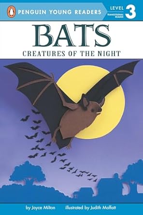 bats creatures of the night 1st edition joyce milton 0448401932, 978-0448401935