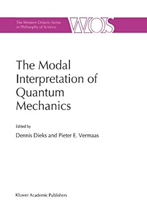 the modal interpretation of quantum mechanics 1st edition dennis dieks ,pieter e vermaas 9401061351,