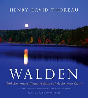 walden 150th anniversary   of the american classic 1st edition henry david thoreau ,scot miller 0618457178,