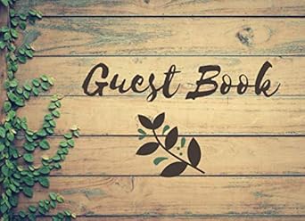 guest book for vacation home cabin log book rustic style vacation rental guest book 1st edition soo friendly