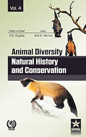 animal diversity natural history and conservation vol 4 1st edition v k verma anil kumar gupta 9351306607,
