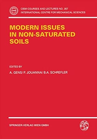 modern issues in non saturated soils 1st edition a gens ,p jouanna ,b a schrefler 3211827838, 978-3211827833