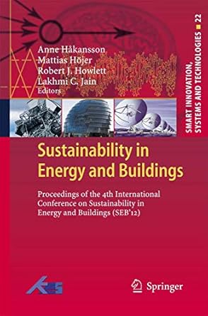 sustainability in energy and buildings proceedings of the 4th international conference in sustainability in