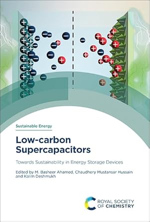 low carbon supercapacitors towards sustainability in energy storage devices 1st edition m basheer ahamed