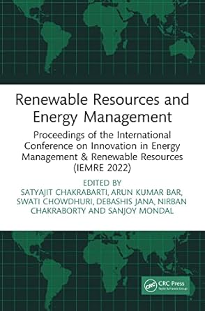 renewable resources and energy management proceedings of the international conference on innovation in energy