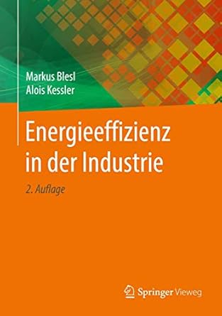 energieeffizienz in der industrie 1st edition markus blesl ,alois kessler 3662559986, 978-3662559987