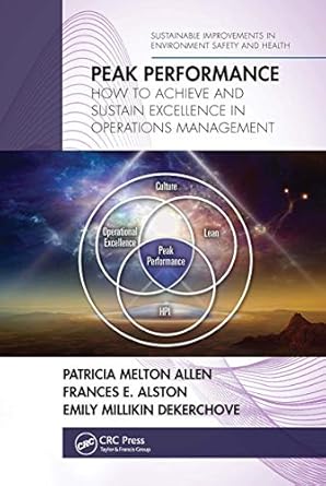 peak performance 1st edition patricia melton allen ,frances e alston ,emily millikin dekerchove 036777979x,