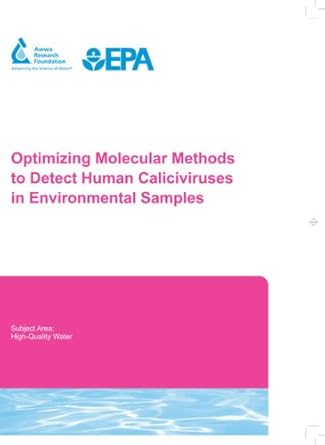 optimizing molecular methods to detect human caliciviruses in environmental samples 1st edition jan vinje