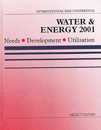 water and energy 2001 1st edition editors 9054107189, 978-9054107187