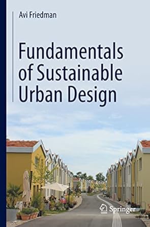 fundamentals of sustainable urban design 1st edition avi friedman 3030608646, 978-3030608644