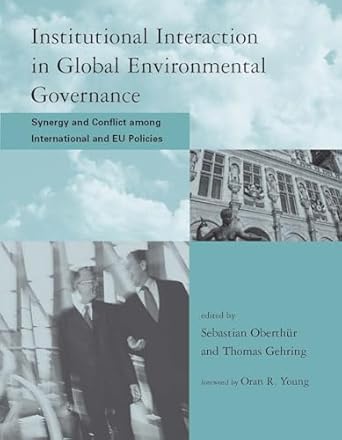 institutional interaction in global environmental governance synergy and conflict among international and eu