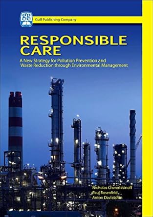 responsible care a new strategy for pollution prevention and waste reduction through environment management
