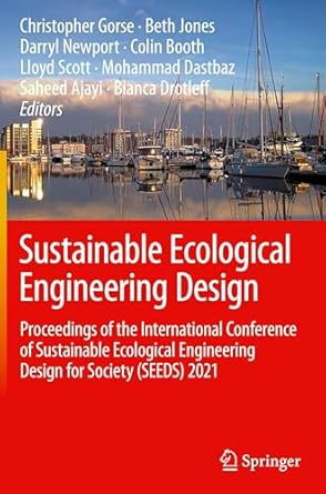 sustainable ecological engineering design proceedings of the international conference of sustainable