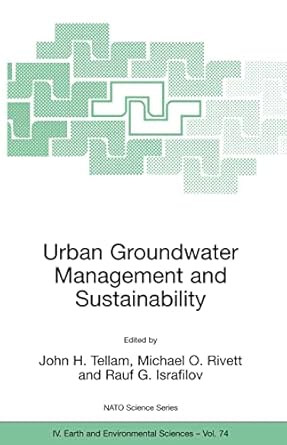 urban groundwater management and sustainability 1st edition l g herringshaw ,john h tellam ,michael o rivett