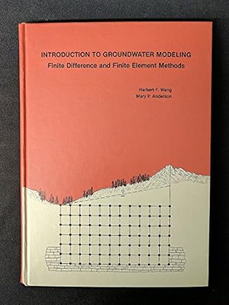 introduction to groundwater modeling finite difference and finite element methods 1st edition herbert f wang