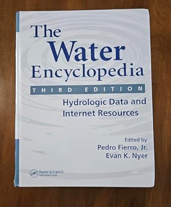 the water encyclopedia hydrologic data and internet resources 1st edition jr fierro ,evan k nyer 1566706459,