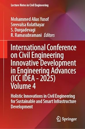 international conference on civil engineering innovative development in engineering advances volume 4