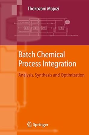 batch chemical process integration analysis synthesis and optimization 1st edition thokozani majozi