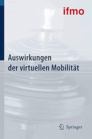 auswirkungen der virtuellen mobilitat 1st edition walter hell 3662312239, 978-3662312230