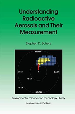 understanding radioactive aerosols and their measurement 1st edition s d schery 0792370686, 978-0792370680